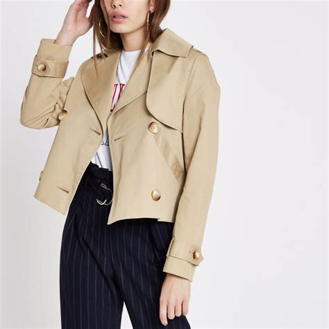 cropped trench jacket women.